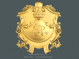 DECOR 070 | STL – 3D model for CNC