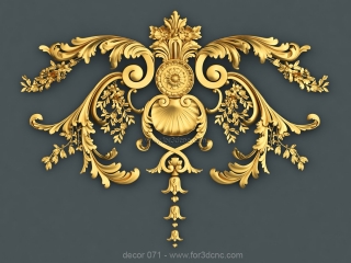 DECOR 072 | STL – 3D model for CNC