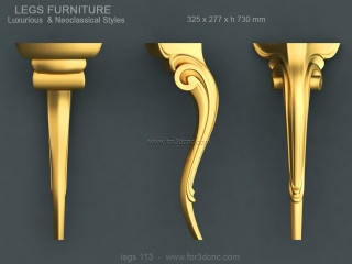 LEGS 113 | STL – 3D model for CNC