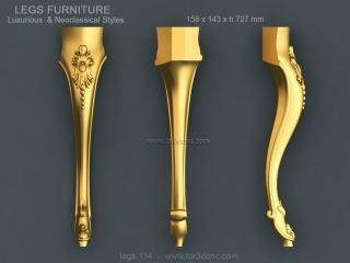 LEGS 114 | STL – 3D model for CNC