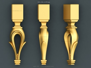 LEGS 119 | STL – 3D model for CNC