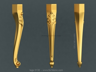 LEGS 130 | STL – 3D model for CNC
