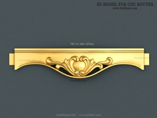 UNDERFRAMES 040 | STL – 3D model for CNC