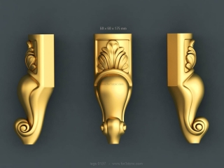 LEGS 137 | STL – 3D model for CNC