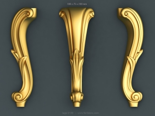 LEGS 139 | STL – 3D model for CNC