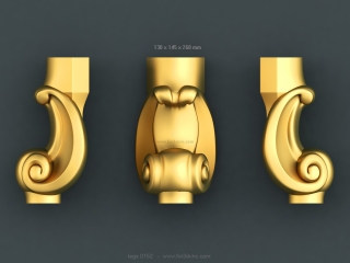 LEGS 152 | STL – 3D model for CNC