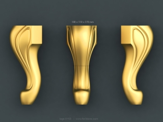 LEGS 153 | STL – 3D model for CNC