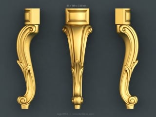 LEGS 154 | STL – 3D model for CNC