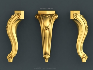 LEGS 155 | STL – 3D model for CNC