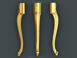 LEGS 156 | STL – 3D model for CNC
