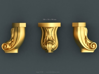 LEGS 158 | STL – 3D model for CNC