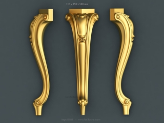 LEGS 181 | STL – 3D model for CNC