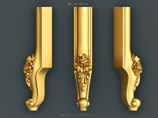 LEGS 187 | STL – 3D model for CNC