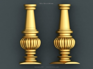 balusters 050 www for3dcnc com 320x240 - BALUSTERS 050 | STL – 3D model for CNC