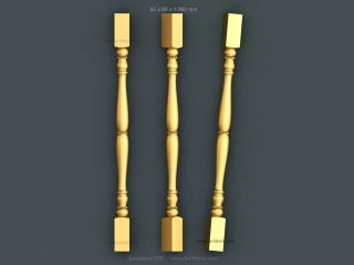 BALUSTERS 096 | STL – 3D model for CNC