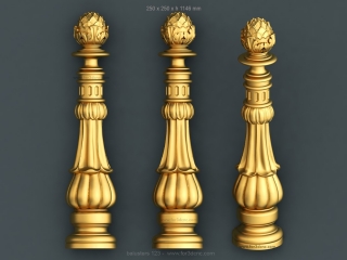 balusters 123 www for3dcnc com 320x240 - BALUSTERS 123 | STL – 3D model for CNC