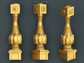 BALUSTERS 141 | STL – 3D model for CNC