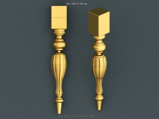 LEGS 192 | STL – 3D model for CNC