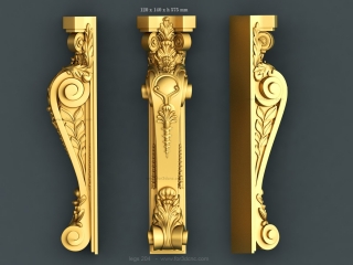 LEGS 204 | STL – 3D model for CNC