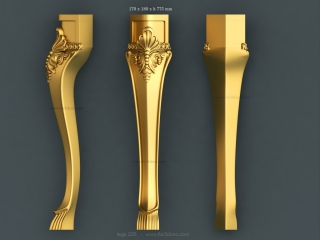 LEGS 205 | STL – 3D model for CNC