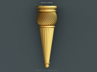 LEGS 207 | STL – 3D model for CNC
