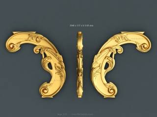 LEGS 210 | STL – 3D model for CNC