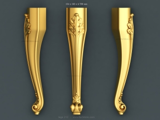 LEGS 212 | STL – 3D model for CNC