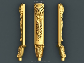 LEGS 215 | STL – 3D model for CNC