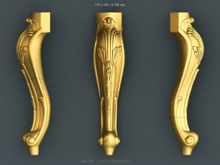 LEGS 216 | STL – 3D model for CNC