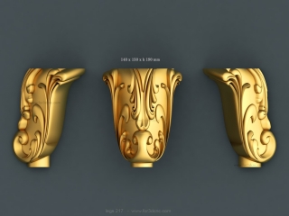 LEGS 217 | STL – 3D model for CNC