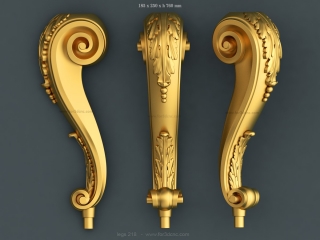 LEGS 218 | STL – 3D model for CNC