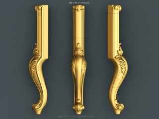 LEGS 219 | STL – 3D model for CNC