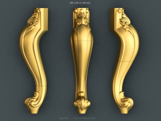 LEGS 220 | STL – 3D model for CNC