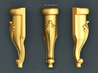 LEGS 222 | STL – 3D model for CNC