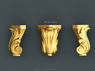 LEGS 223 | STL – 3D model for CNC