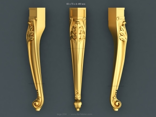 LEGS 224 | STL – 3D model for CNC