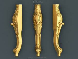 LEGS 225 | STL – 3D model for CNC