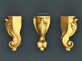 LEGS 226 | STL – 3D model for CNC