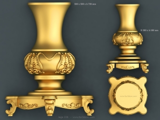 LEGS 228 | STL – 3D model for CNC