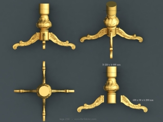 LEGS 230 | STL – 3D model for CNC