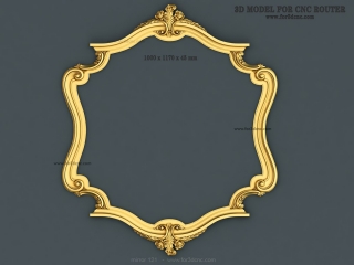 MIRROR 121 | STL – 3D model for CNC