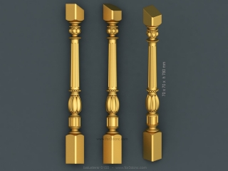 balusters 0150 www for3dcnc com 320x240 - BALUSTERS 150 | STL – 3D model for CNC