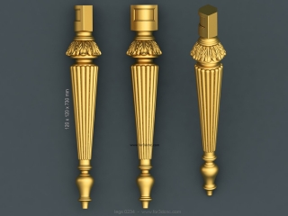 LEGS 234 | STL – 3D model for CNC