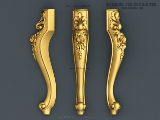 LEGS 251 | STL – 3D model for CNC