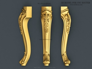 LEGS 252 | STL – 3D model for CNC