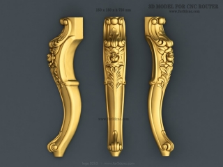LEGS 253 | STL – 3D model for CNC