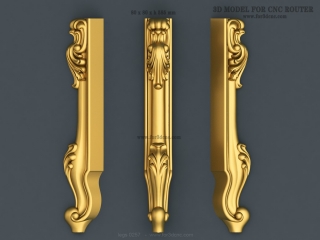 LEGS 257 | STL – 3D model for CNC