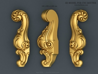LEGS 259 | STL – 3D model for CNC