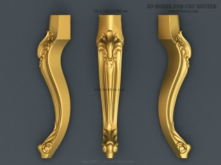 LEGS 260 | STL – 3D model for CNC