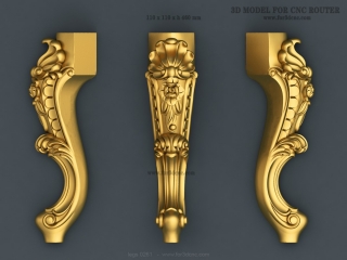 LEGS 261 | STL – 3D model for CNC